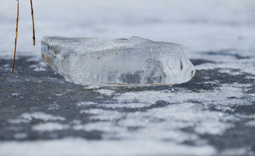 frozen pond